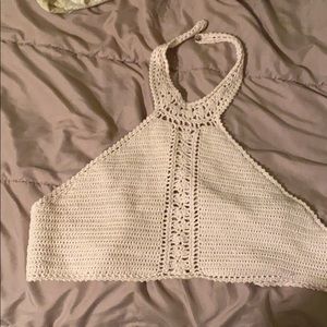 American Eagle Tie Crop Top